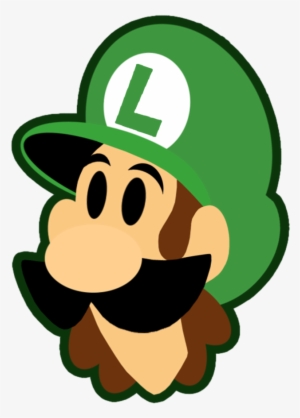 Luigi Head Png Jpg Library Download - Luigi Head Png #363631
