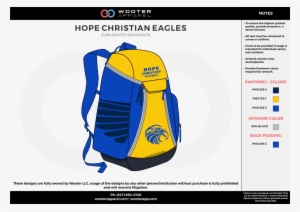 Hope Christian Eagles Blue Yellow Gray Custom Basketball - Jersey #363650