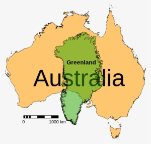 Australia Greenland Size Comparison - Greenland Australia Size Comparison #363965
