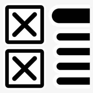 Checkbox Computer Icons Check Mark Button Symbol - Check And X Box #364046