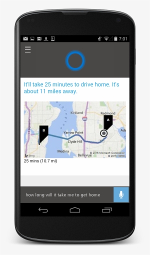 Homescreen2 Reminder Traffic - Cortana #364174
