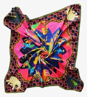 Red Reflects Love And Fertility, Blue Is The Colour - Scarf #364412