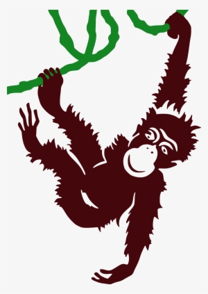 This Free Icons Png Design Of Hanging Monkey #364825