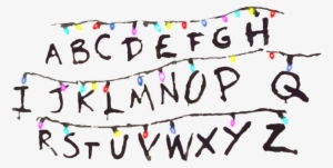 Strangerthings Lights Letter Letters - Calligraphy #364869