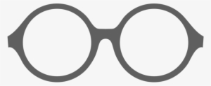 0, - Round Glasses Clipart #364932