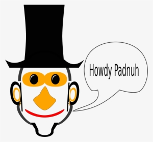 This Free Icons Png Design Of Man Wearing Top Hat #365316