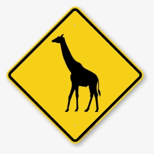 Giraffe Crossing Symbol Sign - Giraffe Crossing Sign #365317