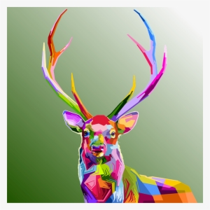 Animal, Colorful, Decoration, Deer, Design, Geometry - Deer #365588