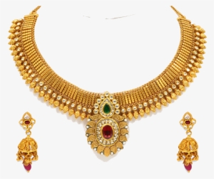Graphic Royalty Free Stock Jewellery Mart - Gold Jewellery Necklaces Png #365843