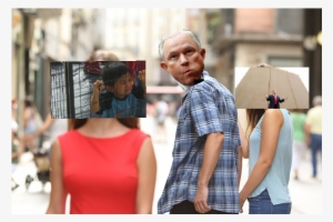 Men Are Literally Hitler - Distracted Boyfriend Meme Bahnhof #365907