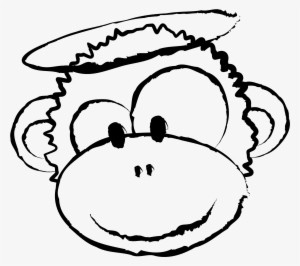 Black No Evil Monkey - Je Ne Suis Pas Porte - Clé Mauvais De Cercle Porte-clés #367285