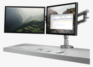 Flo Modular Provides A Dual Screen Solution Whereby - 2 Beeldschermen #367981