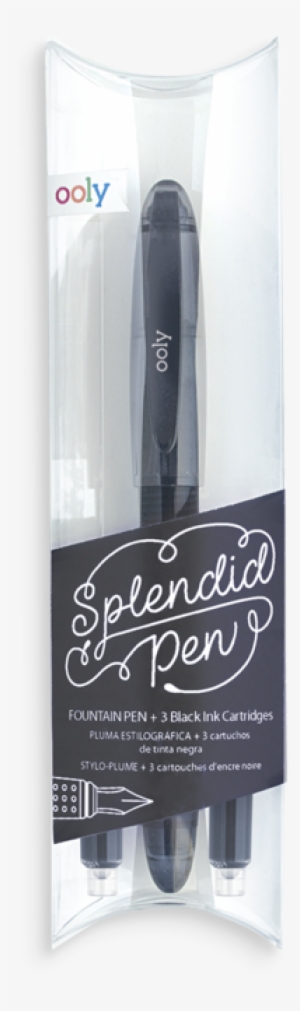 Splendid Fountain Pen - Ooly Splendid Refillable Fountain Pen And Ink Refills #368119