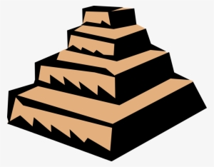 Step Pyramid Image Illustration Of Architectural Structure - Step Pyramid Clipart #368197