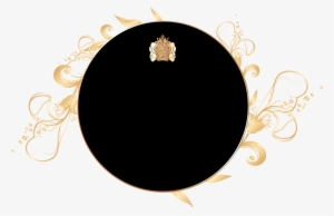 Adorned With A 24 Carat Gold Plated Medallion On The - Luxury Gold Circle Png #368678