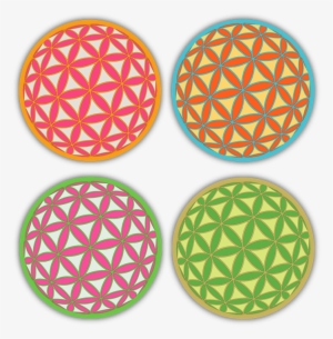 Flower Of Life - Struck Through Capped Die #368896