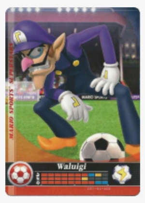 Sports Waluigi - False Waluigi Soccer Amiibo Card For Mario Sports Superstars #369675