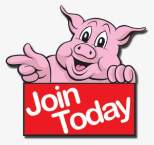 The Happy Pig Country - Wilbur The Pig Famous Dave's #369693