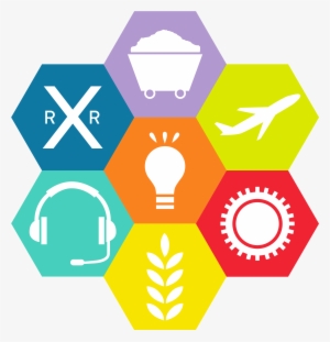 Industries We Serve It Company Delhi India - Promotional Bic Hexagon Die-cut Mouse Pad (100 Qty #3600135