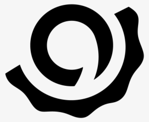 Black "industry Nine Snail" Logo On A Transparent Background - Industry Nine Logo #3600434