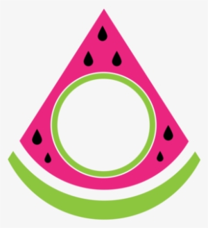 Summer Monogram Frame - Watermelon Frame Png #3600868