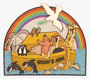 Noah's Ark 3d Magnet - Noah's Ark #3601311