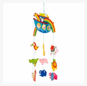 Bigjigs Toys Wooden Noah's Ark Mobile - Cot #3601511