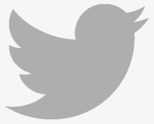 Twitter Logo Png White Download - Twitter Logo Grau Png #3602471