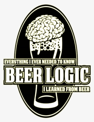 Beer Logic Logo Transparent - Zombie Food Pyramid - Brains Sticker #3602622