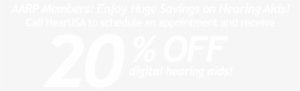 Aarp Savings On Hearing Aids 20% Off Digital Hearing - Parallel #3602671