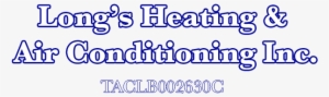 American Standard Logo - Long's Heating & Air Conditioning #3602690