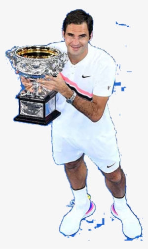 Roger Federer Grand Slam 20 Shower With Grand Slam - Trophy #3605271