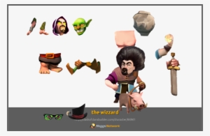 The Wizzard Character - Clash Of Clans #3605342