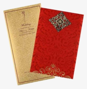 Custom Wedding Cards Printing - Indian Wedding Card Png #3606004
