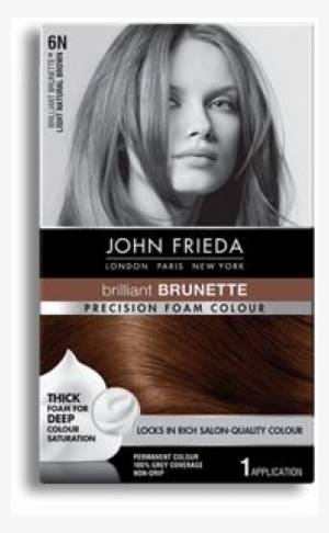 Front - John Frieda Foam Hair Color Brown #3606232