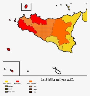 Administrative Map Of Sikelia - Province Carmelitane Di Sicilia #3606540