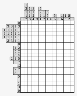 This Free Icons Png Design Of New Year 2017 Nonogram #3608131