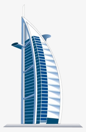 Burj Khalifa Hotel Clipart - Burj Al Arab #3608163