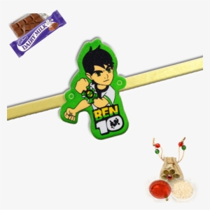 Ben10 Rakhi For Kids - Cadbury Cadbury Fairtrade Dairy Milk 45g #3608356
