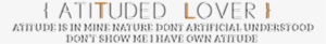 Attitude Png - Style #3609334