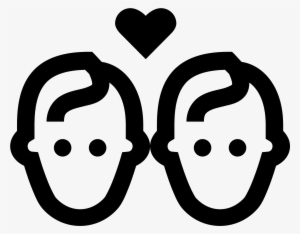 Gay Marriage Icon - Hombre Y Mujer Icono #3609341