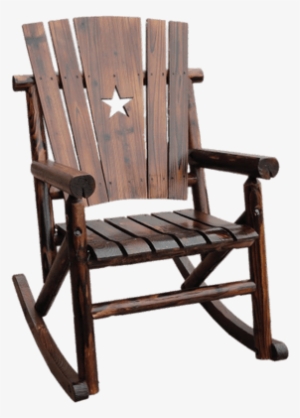 Rocking Chair With Star Decoration - Cracker Barrel Outdoor Rocking Chair #3609602