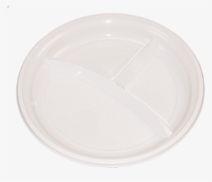 Depa® Plate, Round, 3 Compartments , Ps, Ø220mm, - Plate #3611064