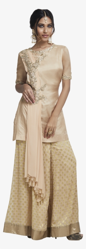 Glittery Golden - Western Designer Dresses Png #3611614