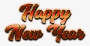 Happy New Year Letter Png Transparent Image - Graphic Design #3611821