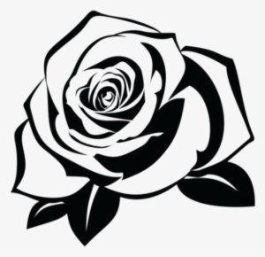 Rose Tattoo Png Pic - Rose Silhouette #3612967