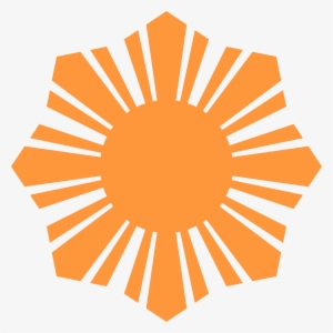 Sun Symbol Orange Picture Free Stock - Sun In Philippine Flag #3613294