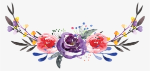 Hand-painted Flowers, Squid, Beautiful Hd Png - Watercolor Flowers Crown #3613570