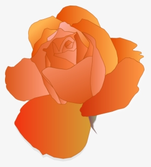 How To Set Use Orange Rose Icon Png - Orange Rose Clipart #3614367