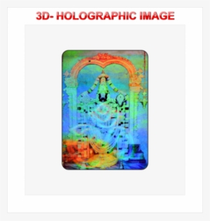 Hologram Stickers Tirupati Balaji 22mm X 33mm Rounded - Painting #3614661